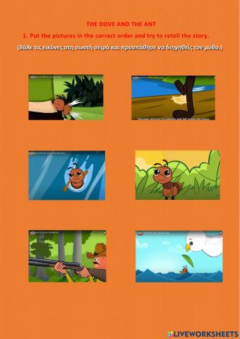 The dove and the ant