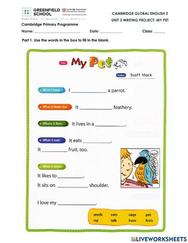 CGE2-Writing project