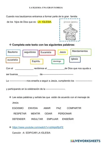 LA IGLESIA:UNA GRAN FAMILIA