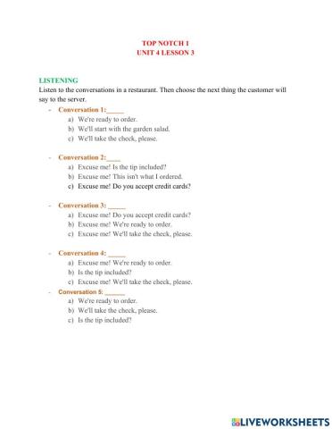 Tn1-u4l3-extra listening