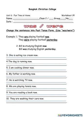 English 2 Unit6 WS14