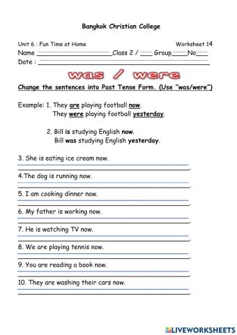 English 2 Unit6 WS14