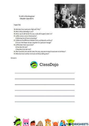 To kill a mockingbird chapter 9