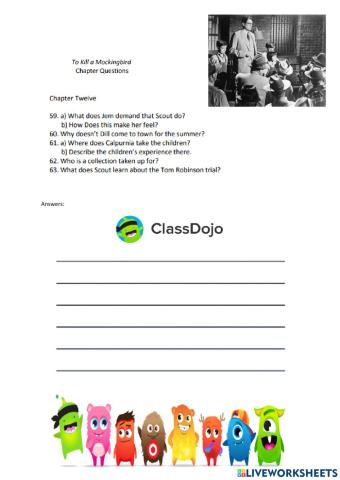 To kill a mockingbird chapter 12