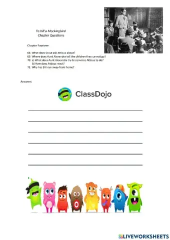 To kill a mockingbird chapter 14