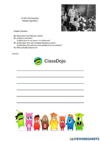 To kill a mockingbird chapter 19