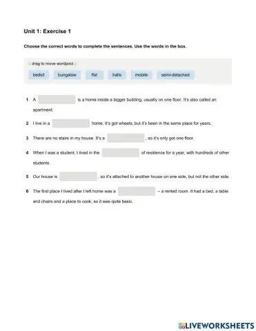 Mindset 2 - Grammar & Vocabulary - Unit 1 Ex1