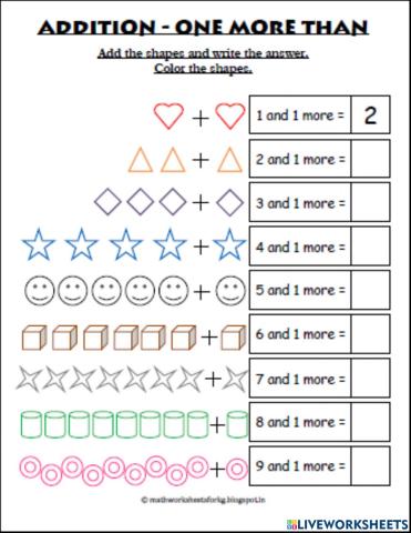 Adding 1