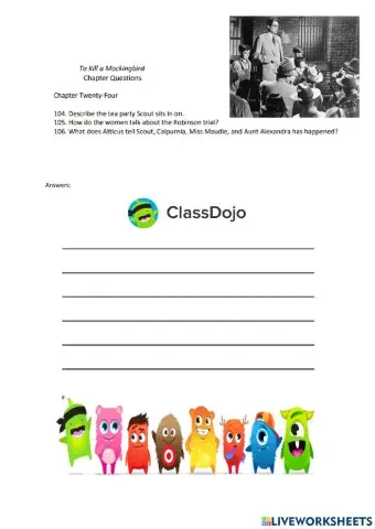 To kill a mockingbird chapter 24