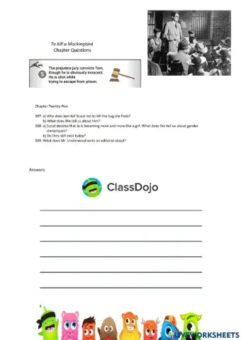 TO kill a mockingbird chapter 25