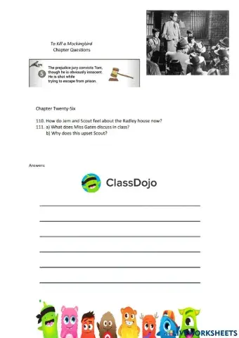 To kill a mockingbird chapter 26