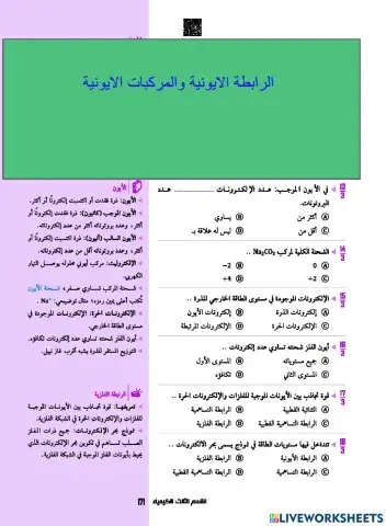 الروابط الايونية و مركباته-العبدالكريم