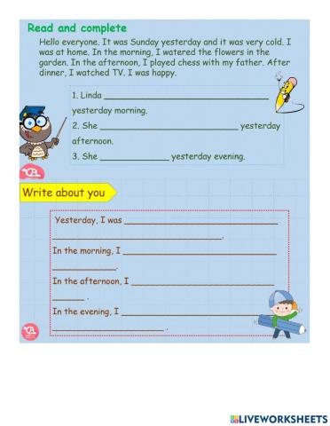 What were you yesterday?