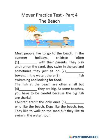 Mover Reading and Writing - P4