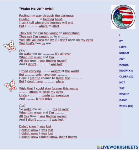 Listening - wake me up - avicii