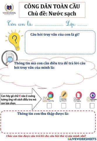 GCED-Phiếu điều tra truy vấn cá nhân