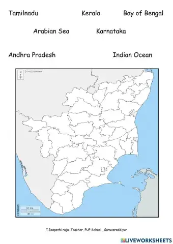 Tamilnadu and its neighbours
