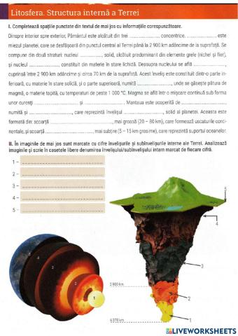 Alcatuirea interna a Pamantului