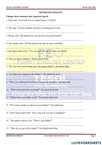 E.9-reported speech 1