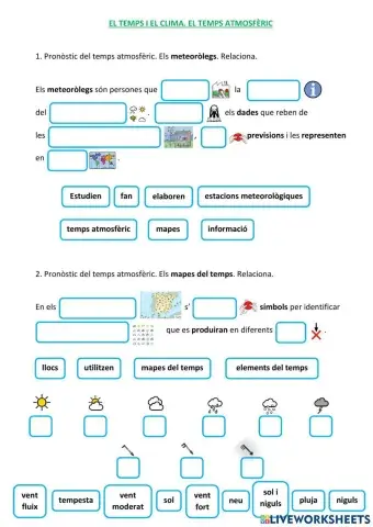 El temps i el clima. El temps atmosfèric 5