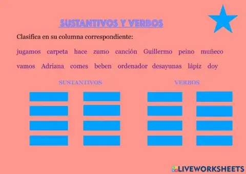 Sustantivos y Verbos