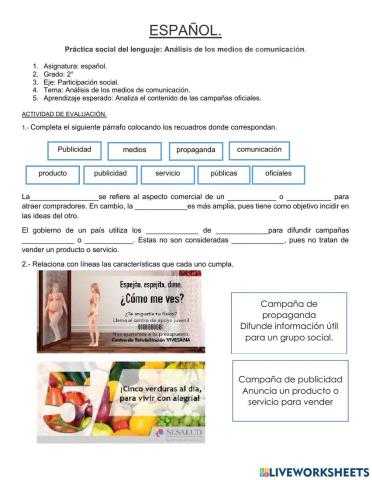 Campañas que nos ayudan