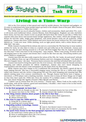 Spotlight 8 Task 8723