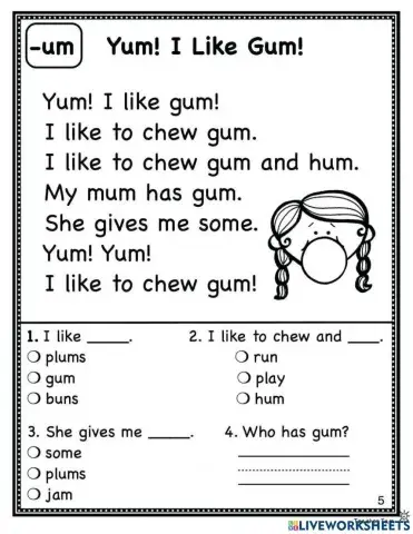 Lectura en ingles para ninos