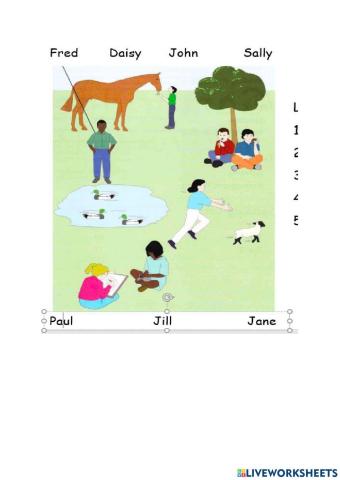 Movers listening 1 test 1