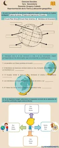 Representación de la Tierra y ubicación geográfica
