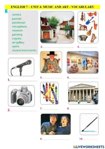 Grade 7-unit 4-vocabulary