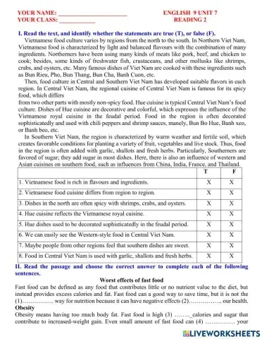 Engish 9 unit 7 reading 2