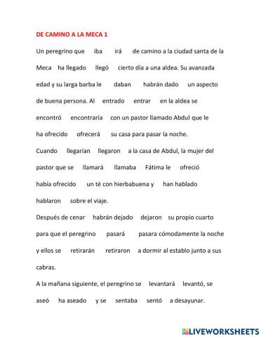 De camino a la Meca 1