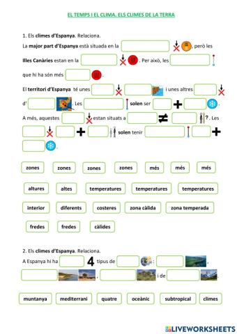 El temps i el clima. Els climes de la Terra 12