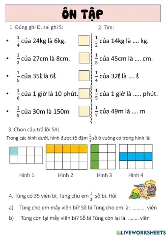 Tìm một phần bằng nhau