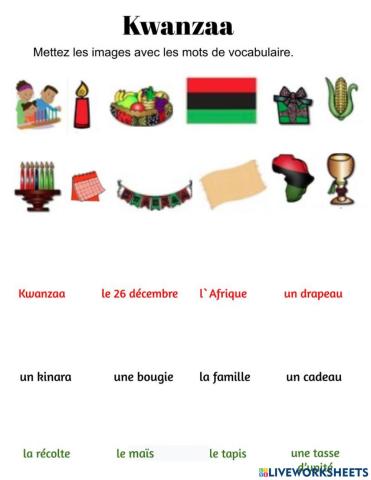 Kwanzaa en français