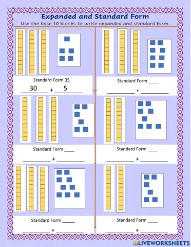 Expanded and Standard Form 2