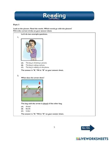 TOEFL primary test