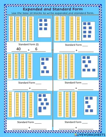 Expanded and Standard Form 3