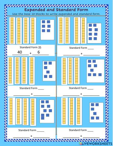 Expanded and Standard Form 3