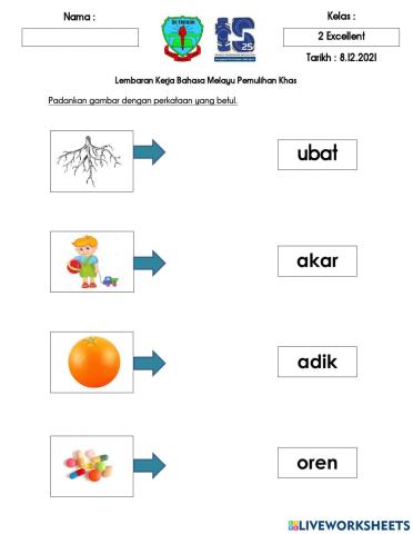 Kemahiran 10 : Perkataan V+KVKK