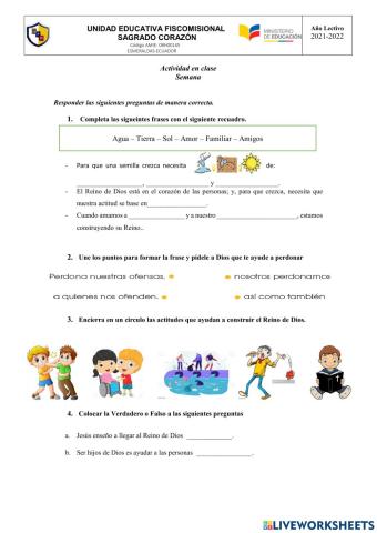 Jesús enseña a perdonar