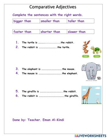 Comparative Adjectives