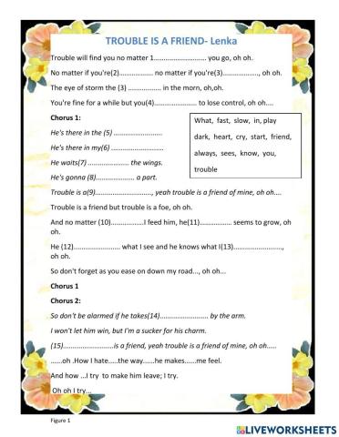 Trouble Is a Friend Song