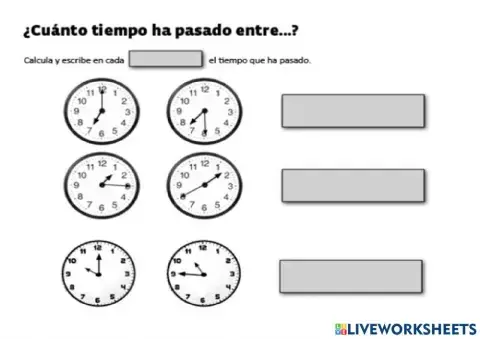 Cuántos minutos han pasado?