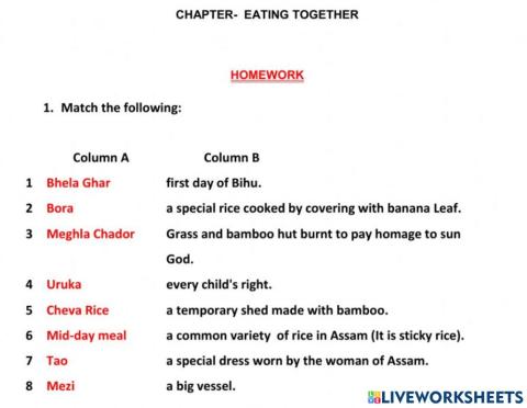 Lesson-20 Eating together