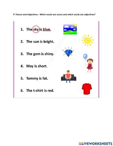 Nouns and Adjectives