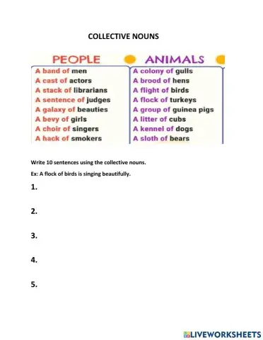 Collective Nouns