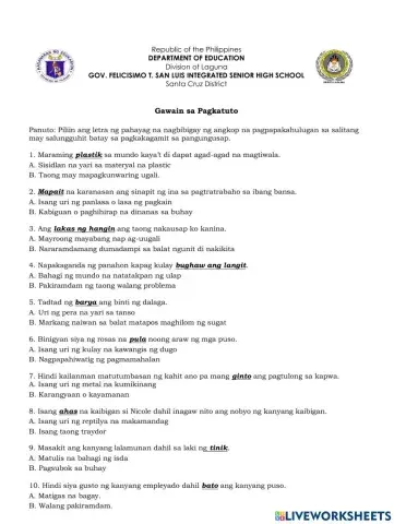 Denotasyon at konotasyon