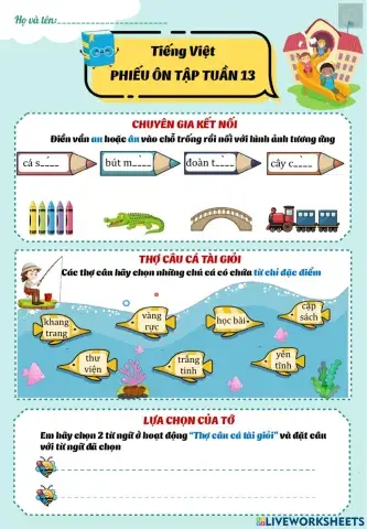 Ôn Tiếng Việt tuần 13